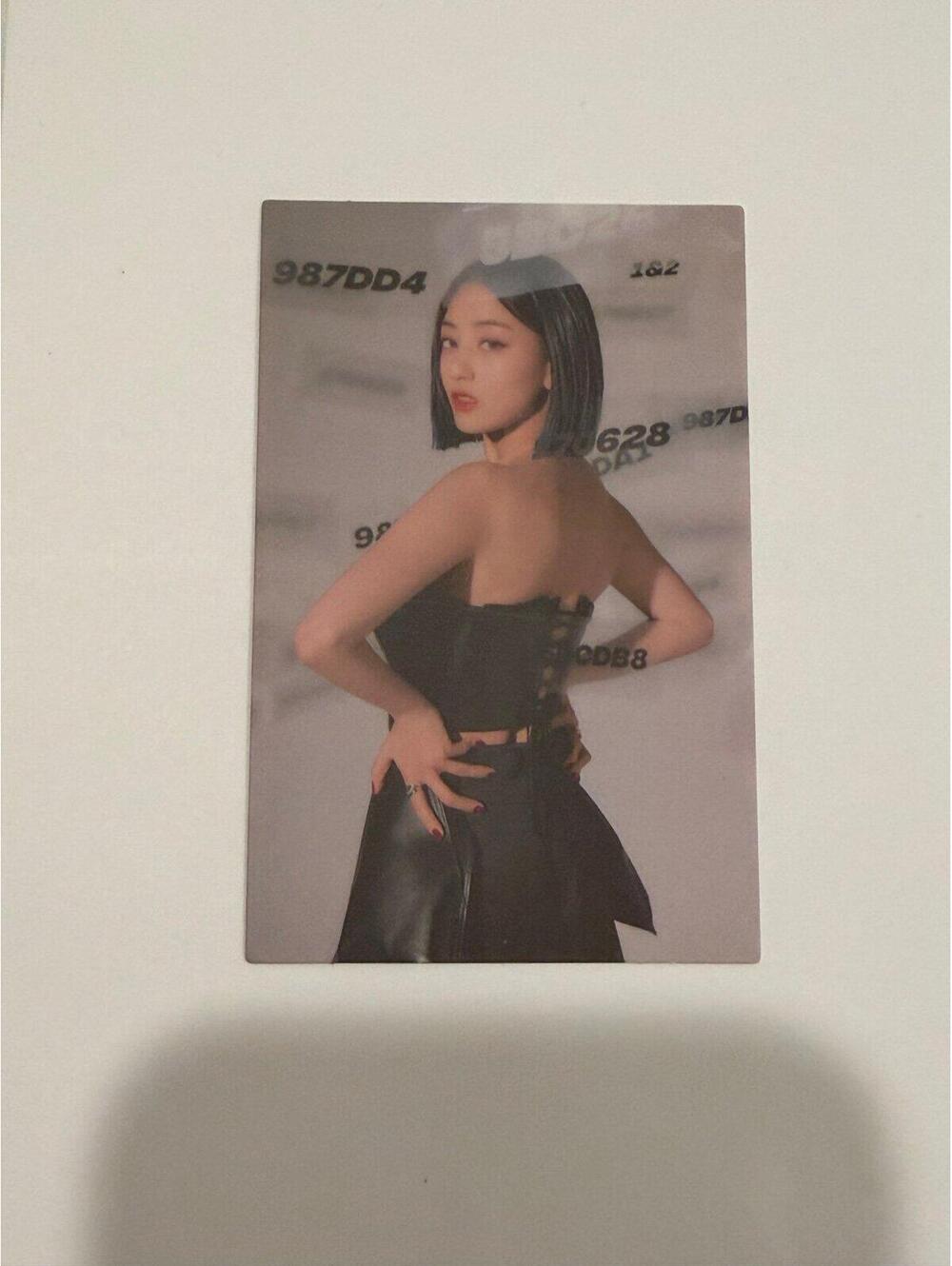 Twice Jihyo BETWEEN 1&2 Message Photocard